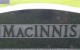 Angus and Elizabeth (MacMillan) MacInnis' headstone