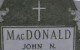 Ray Charles MacDonald, son of Alice Ida (MacMillan) and John Neil MacDonald