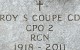 Roy S. Coupe's headstone